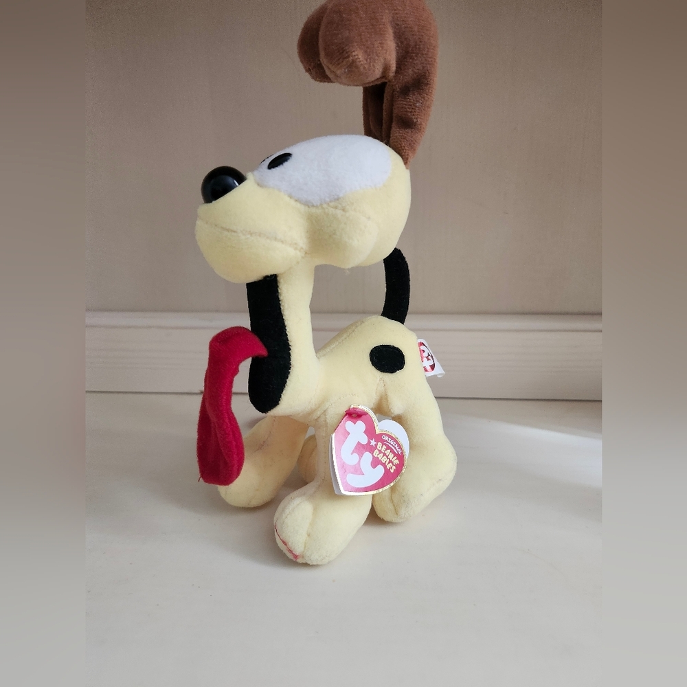 TY Beanie Baby - ODIE the Dog (Cartoon version) (8 inch) Rare!